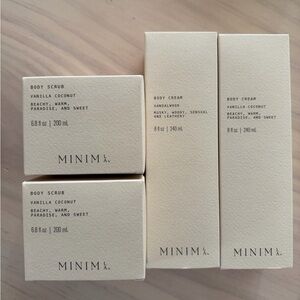 MinimLA Body Scrub & Body Cream